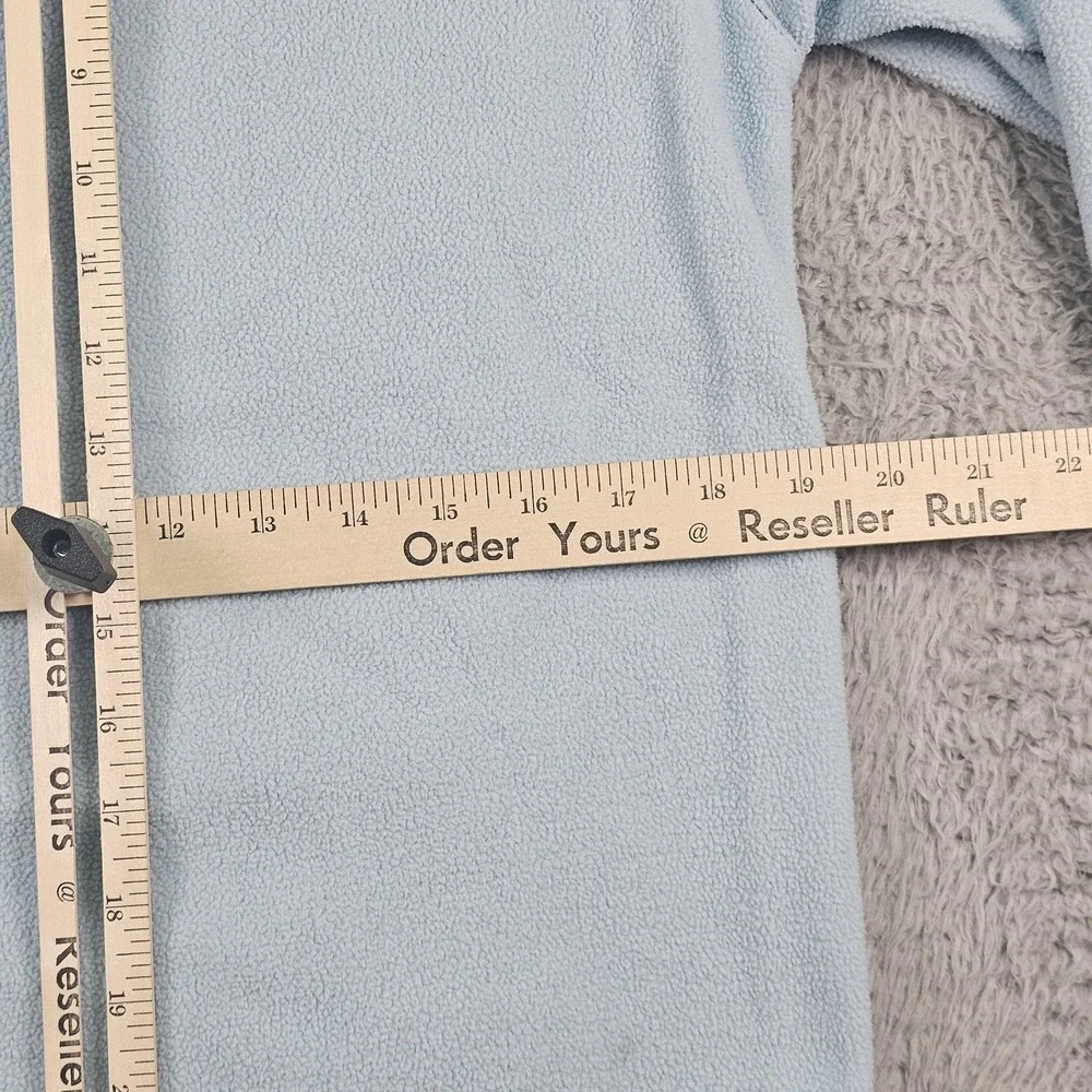 North Face Pullover Youth XL 18/20 Blue Fleece Half Zip Outdoors Jacket Warm